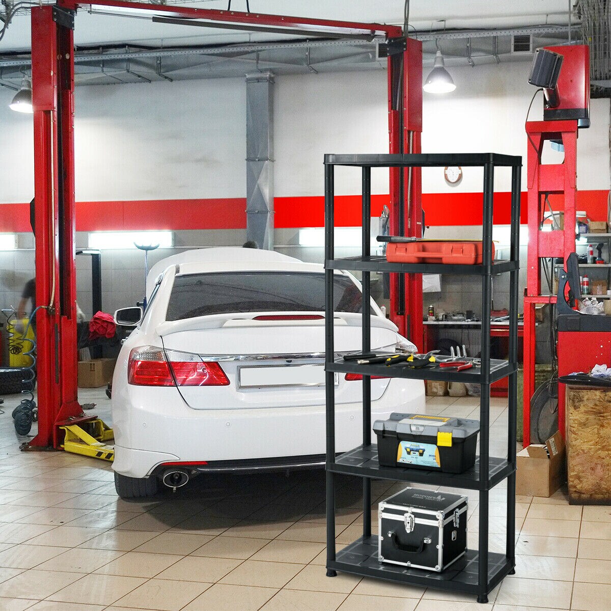 Slickblue D-CO-79926WH Free-Standing-Shelving - View #8