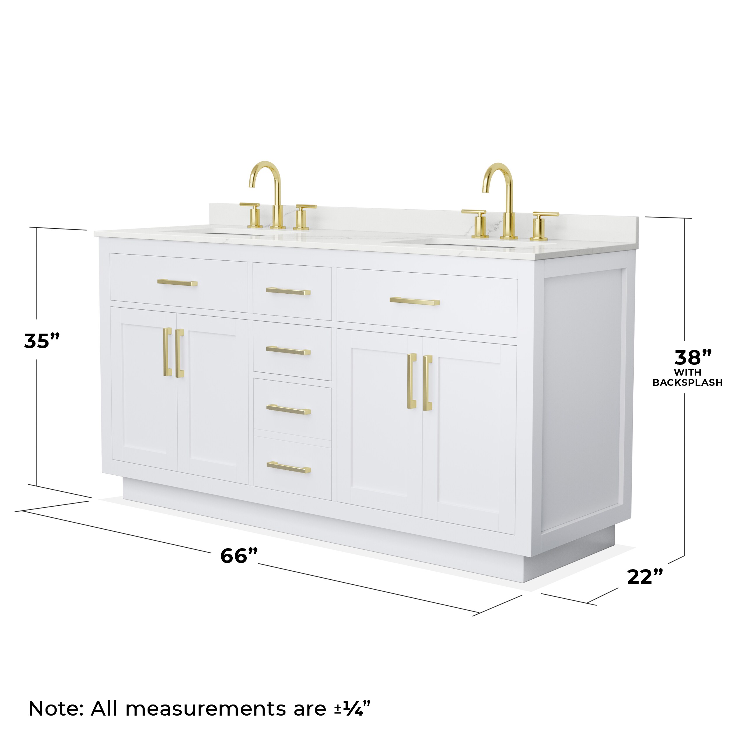 Wyndham Collection WCG262666DWGGTUS3MXX Bath-Vanity-Combo - View #5