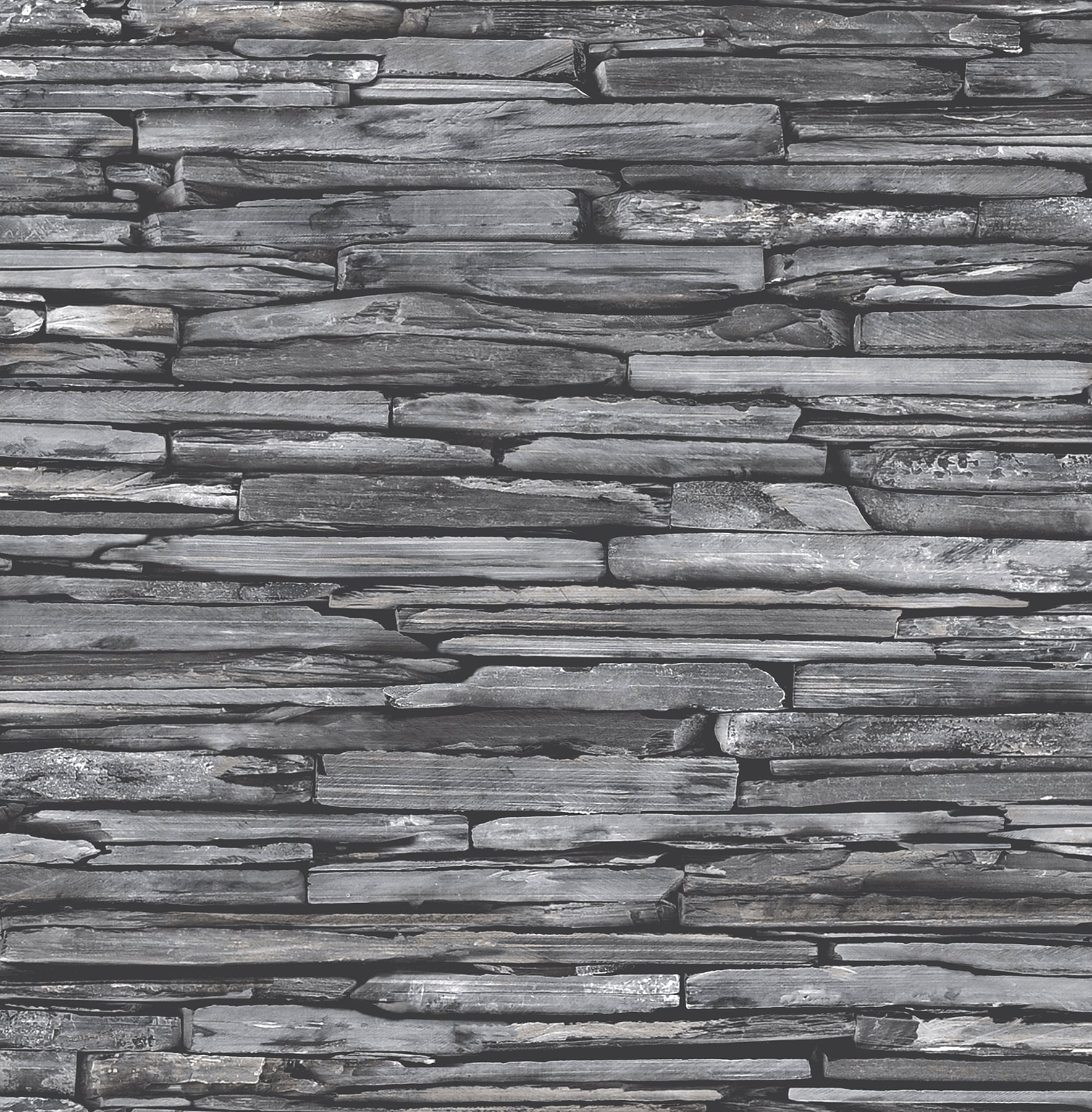 A-Street Prints 2922-22352 Trilogy 56.4-Sq. Feet Grey Non-woven Stone Unpasted Wallpaper