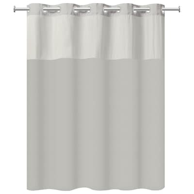 Hookless Shower Curtains Liners At, Extra Long Shower Curtain Liner 84 Lowe S