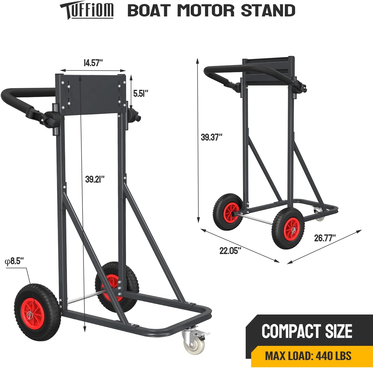 VINGLI Outboard Boat Motor Stand Heavy Duty Outboard Engine Stand ...