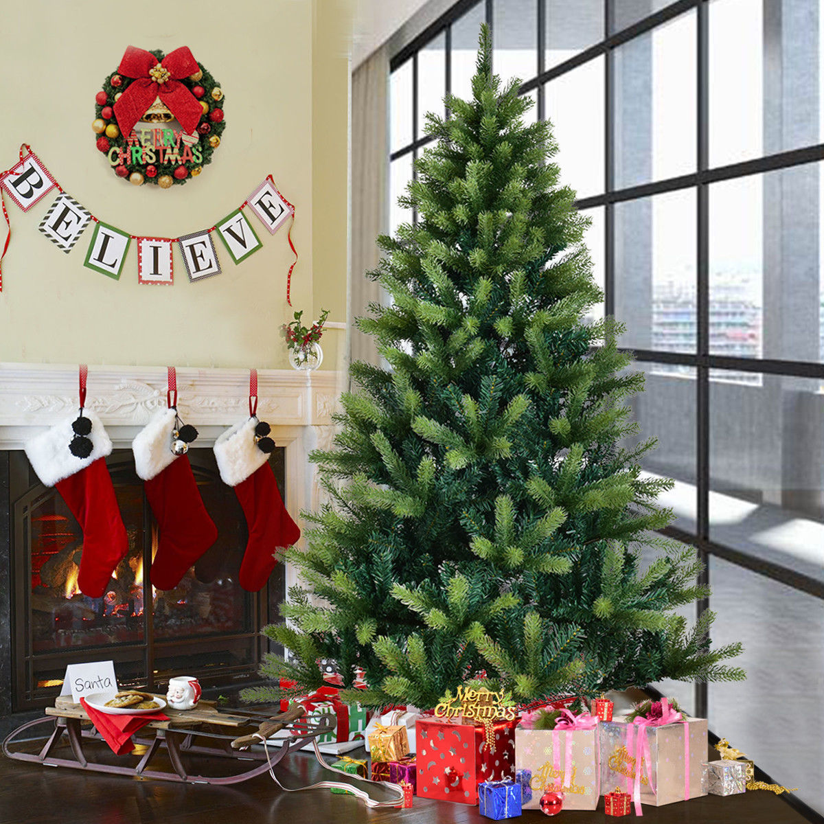 Goplus CM20661 Artificial-Christmas-Trees - View #7