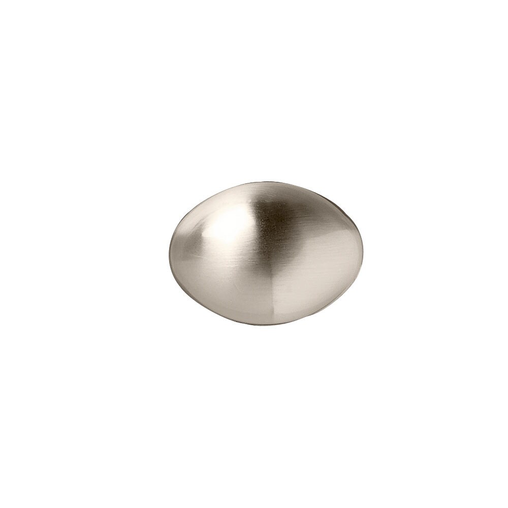 KraftMaid Silver Oval Traditional Cabinet Knob in the Cabinet Knobs ...