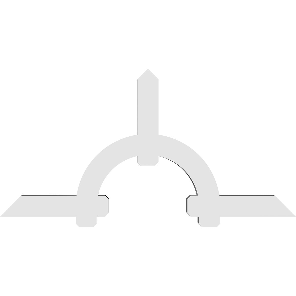 Ekena Millwork GBP084X42X0606ERI00 Exterior-Brackets-Braces - View #4