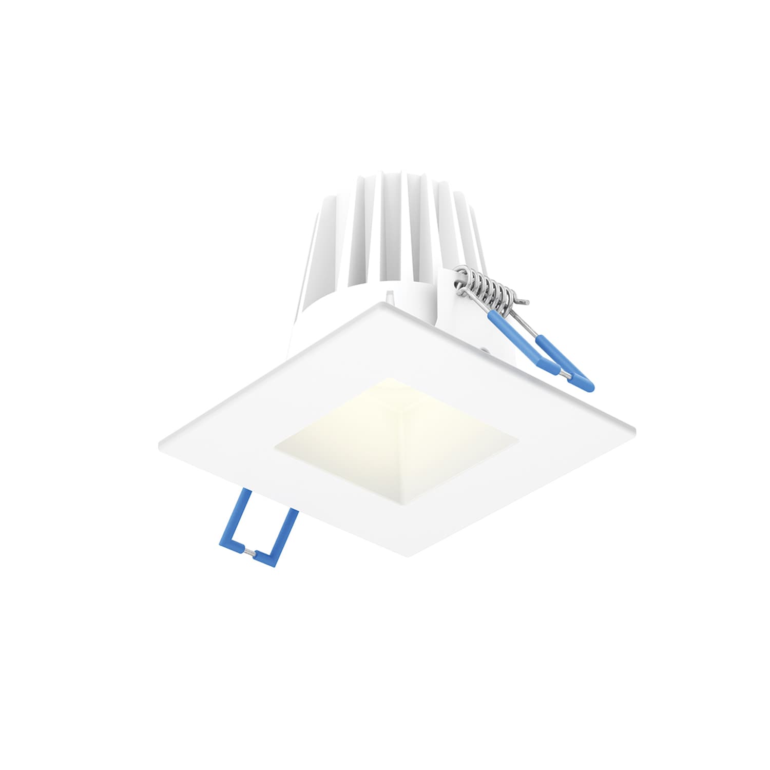 DALS Lighting RGR2SQ-CC-WH Rgr White 600 -Lumens Switchable Square Dimmable LED Canless Wet rated Recessed Downlight