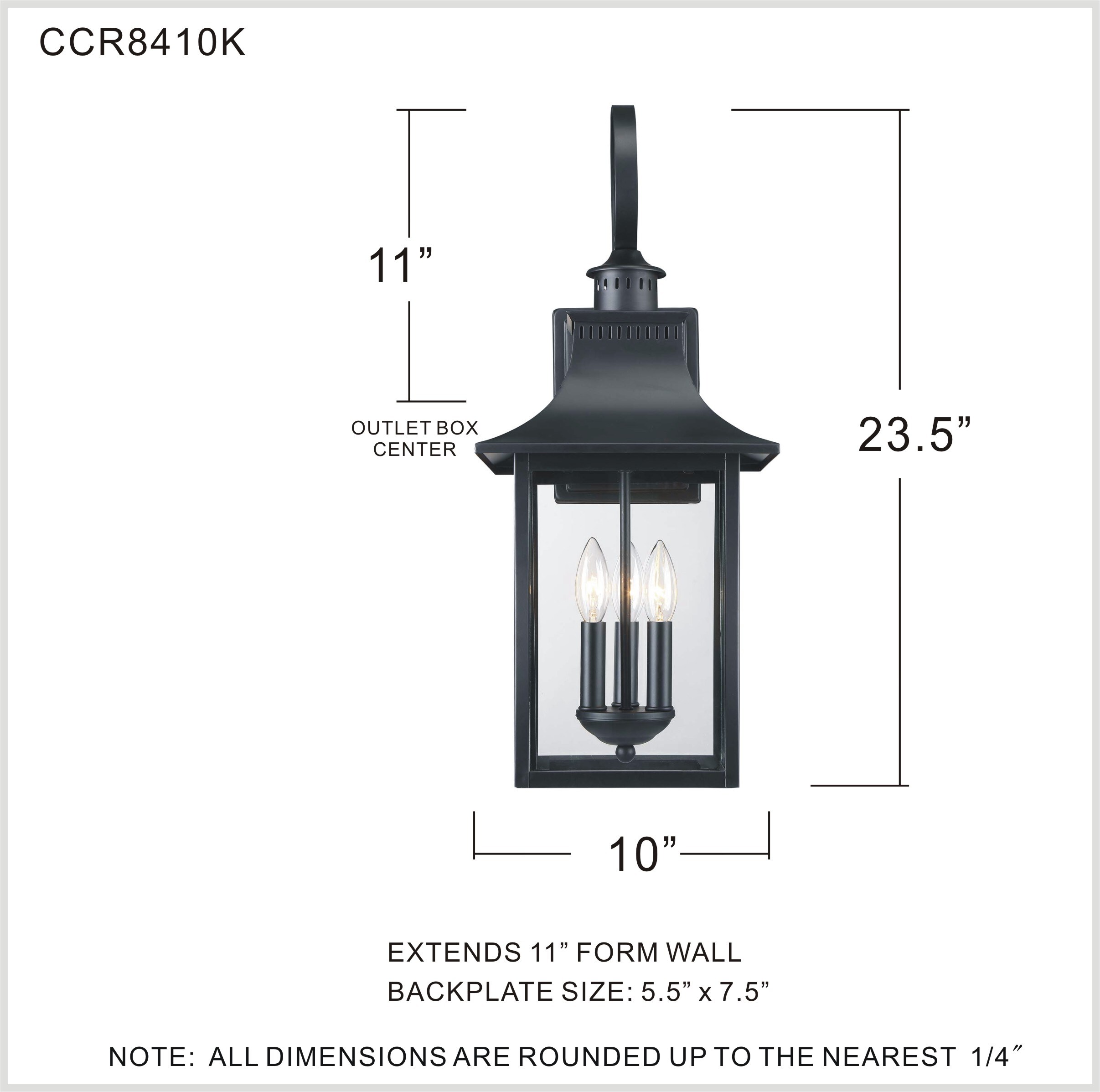 Quoizel CCR8410K Outdoor-Wall-Lighting - View #5