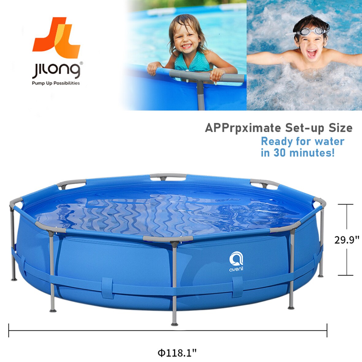 FUFU&GAGA LJY-LLH1155-01 Above-Ground-Pools - View #7