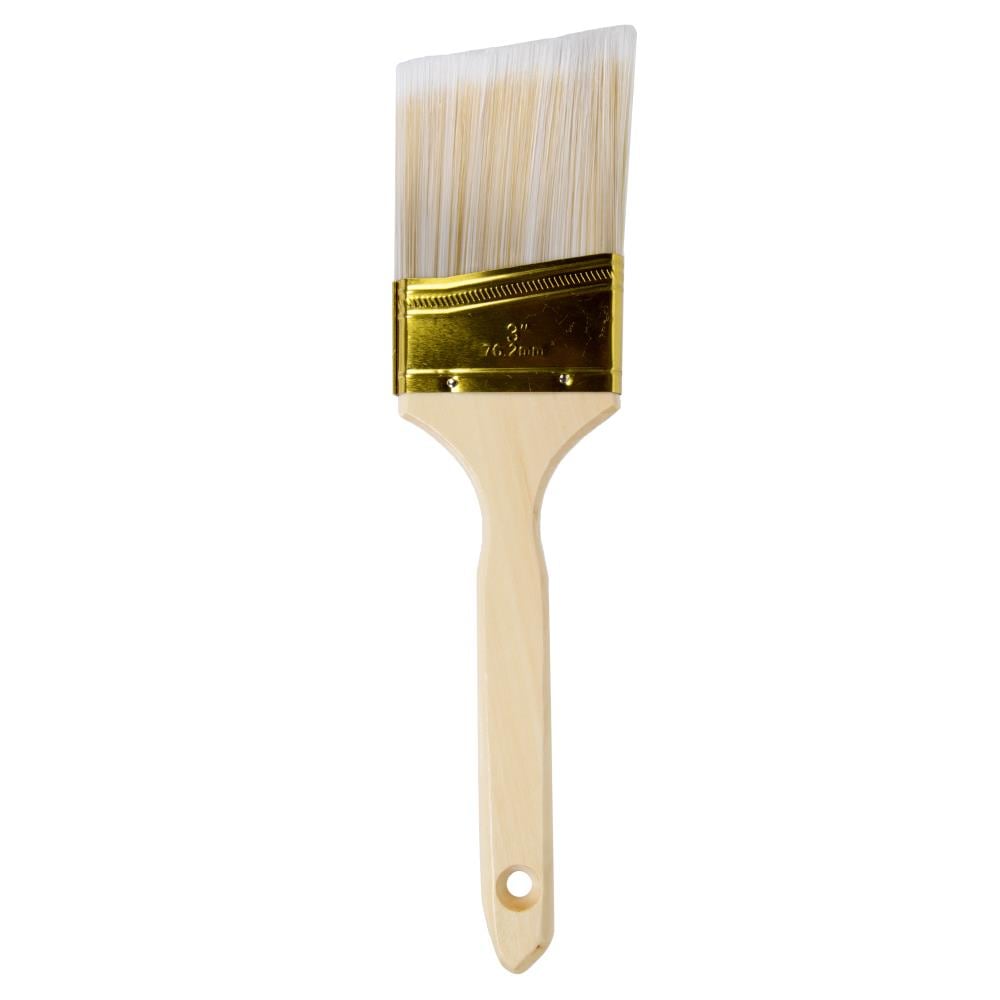 ACTION-1 12-Pack 3-in Polyester Angle Paint Brush in the Paint