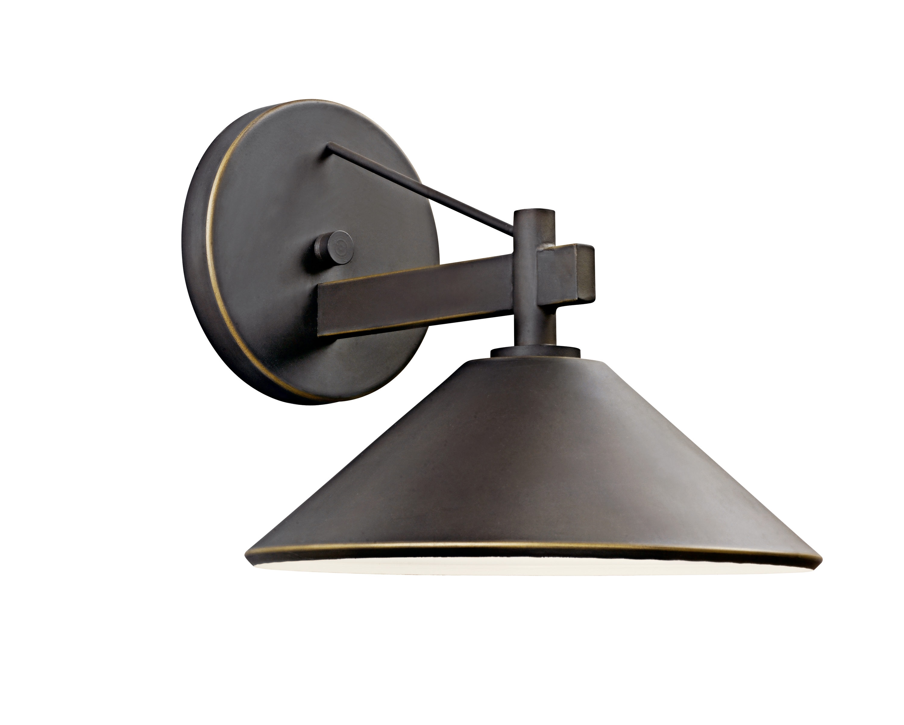 Rustic Ripley 10" Bronze Outdoor Wall Lantern