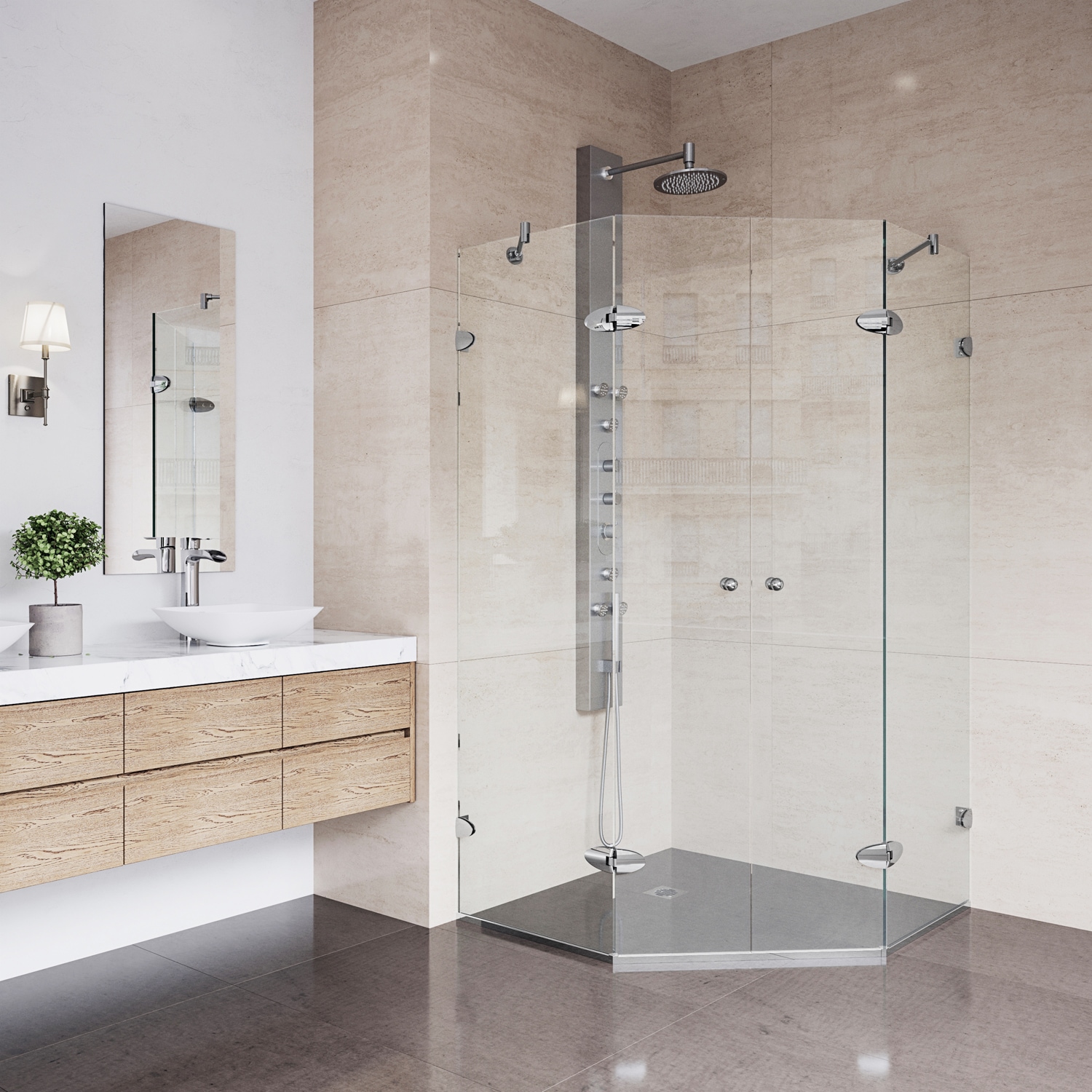 VIGO VG6063CHCL42 Alcove-Shower-Kit - View #3