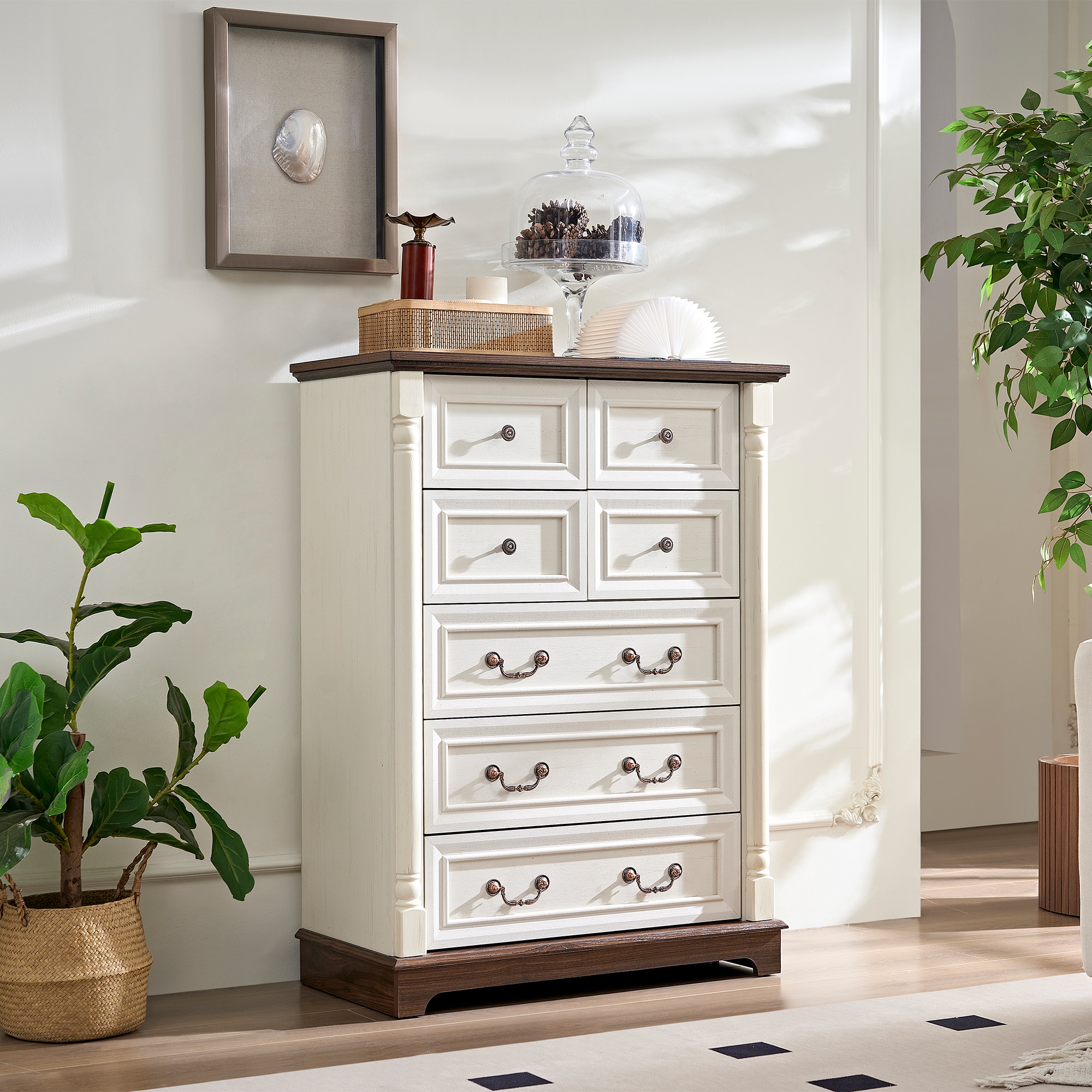 Accent Cabinets Number of Drawers 7