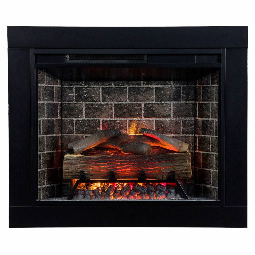 Modern Ember 29.5-in Black Electric Fireplace Insert EF-TL-28 & TRIM-28 Sansujyuku sansujyuku.com