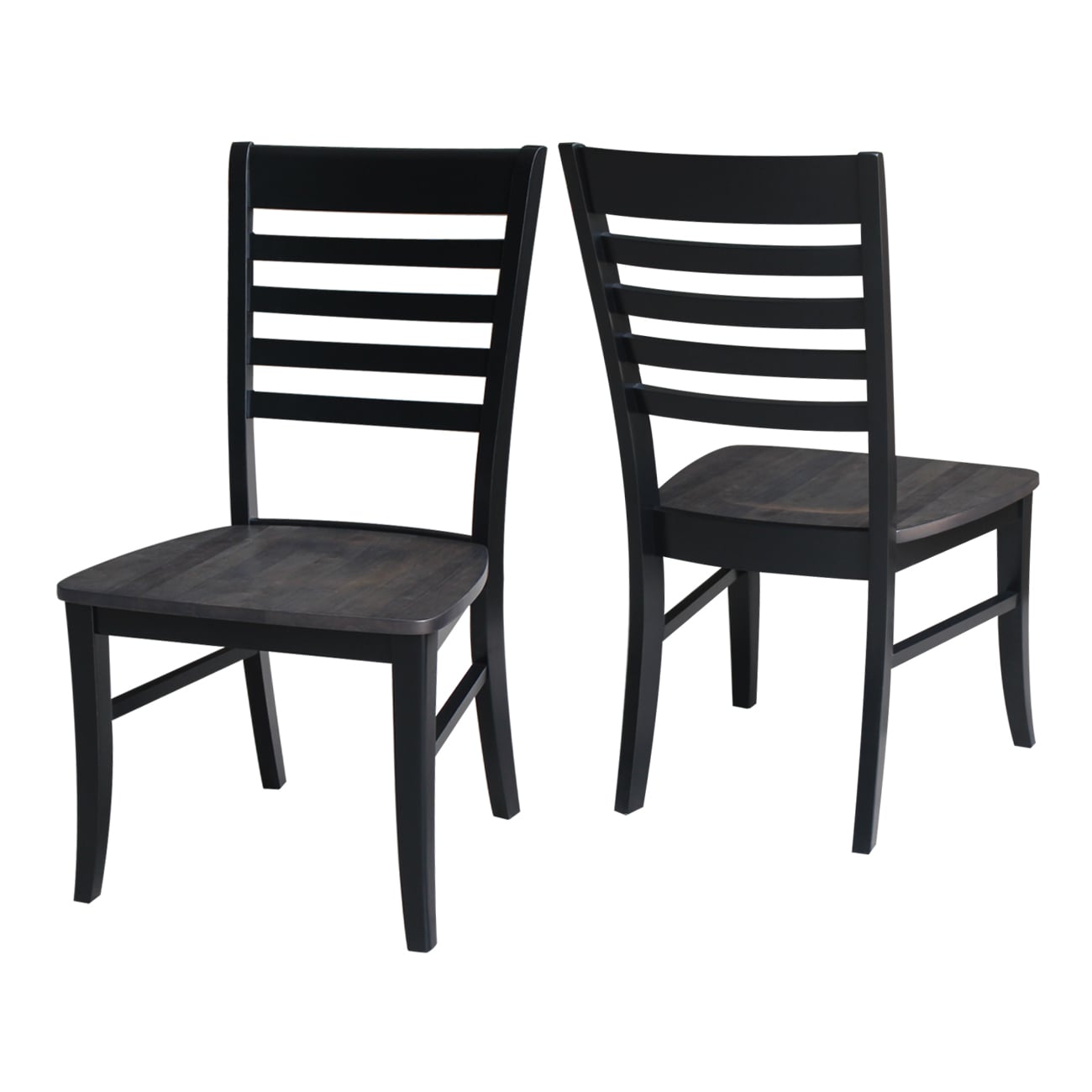 International Concepts C75-310P Set of 2 Traditional Dining Side Chair (Wood Frame)