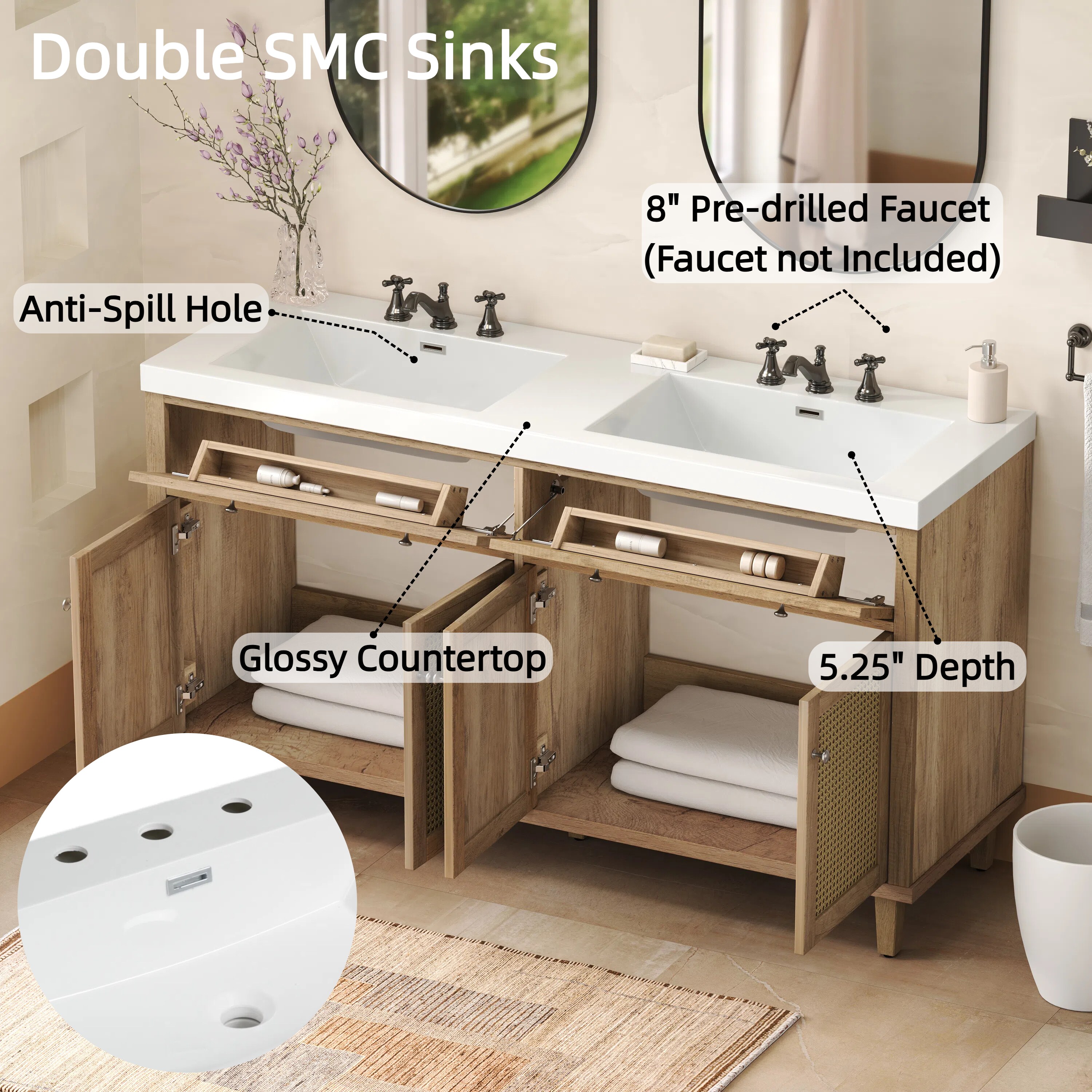 Tatayosi RY-P296140N Bath-Vanity-Combo - View #5