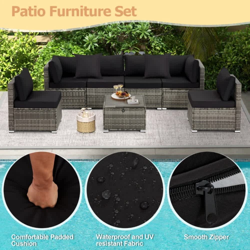 U-HOMY LY-210BG-OT Patio-Conversation-Sets - View #4