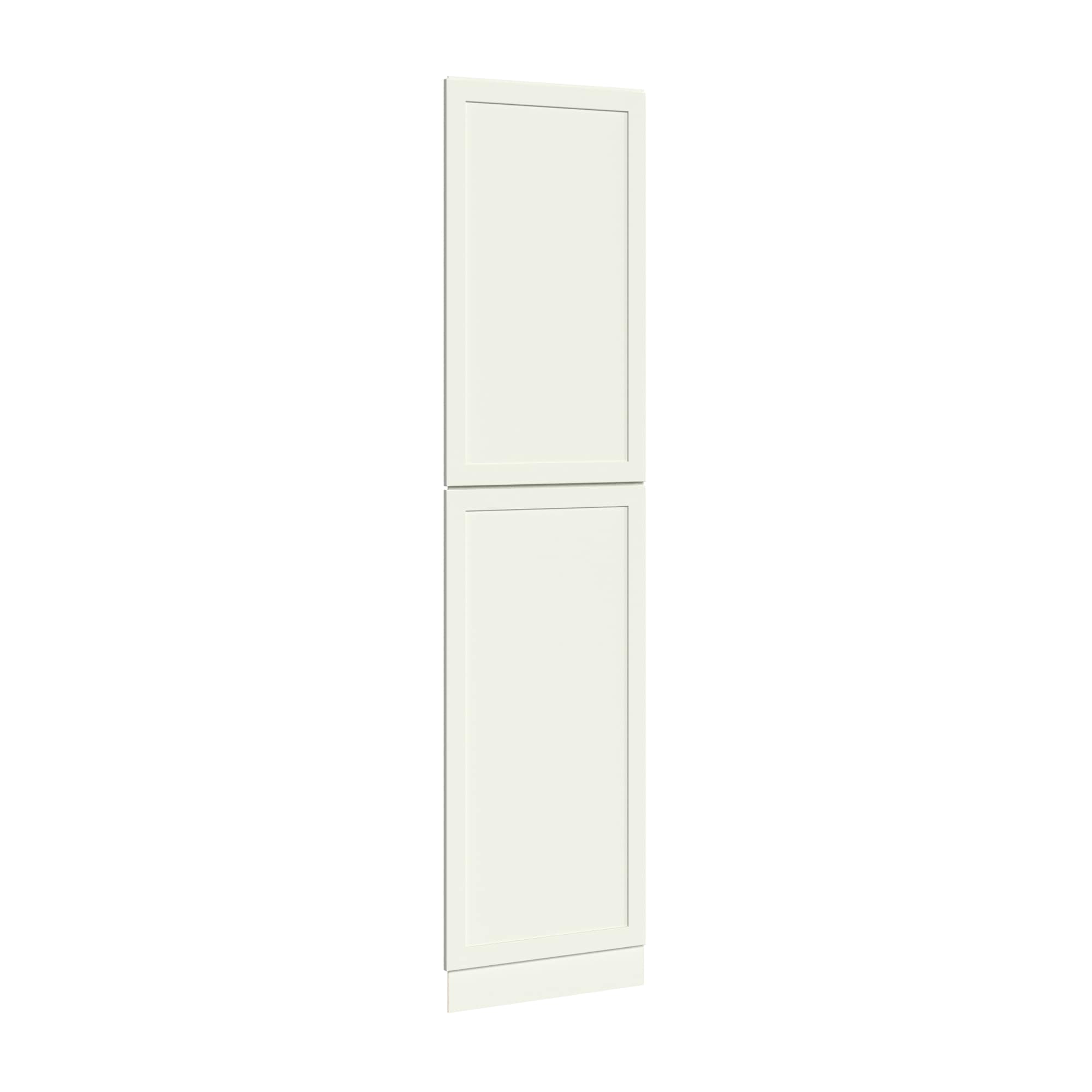 KraftMaid Momentum MTEP2496.UETG71 Deveron Cabinet End Panel 23.25-in W x 96-in H x 0.188-in D Dove White Painted (Pantry Cabinet End Panel)