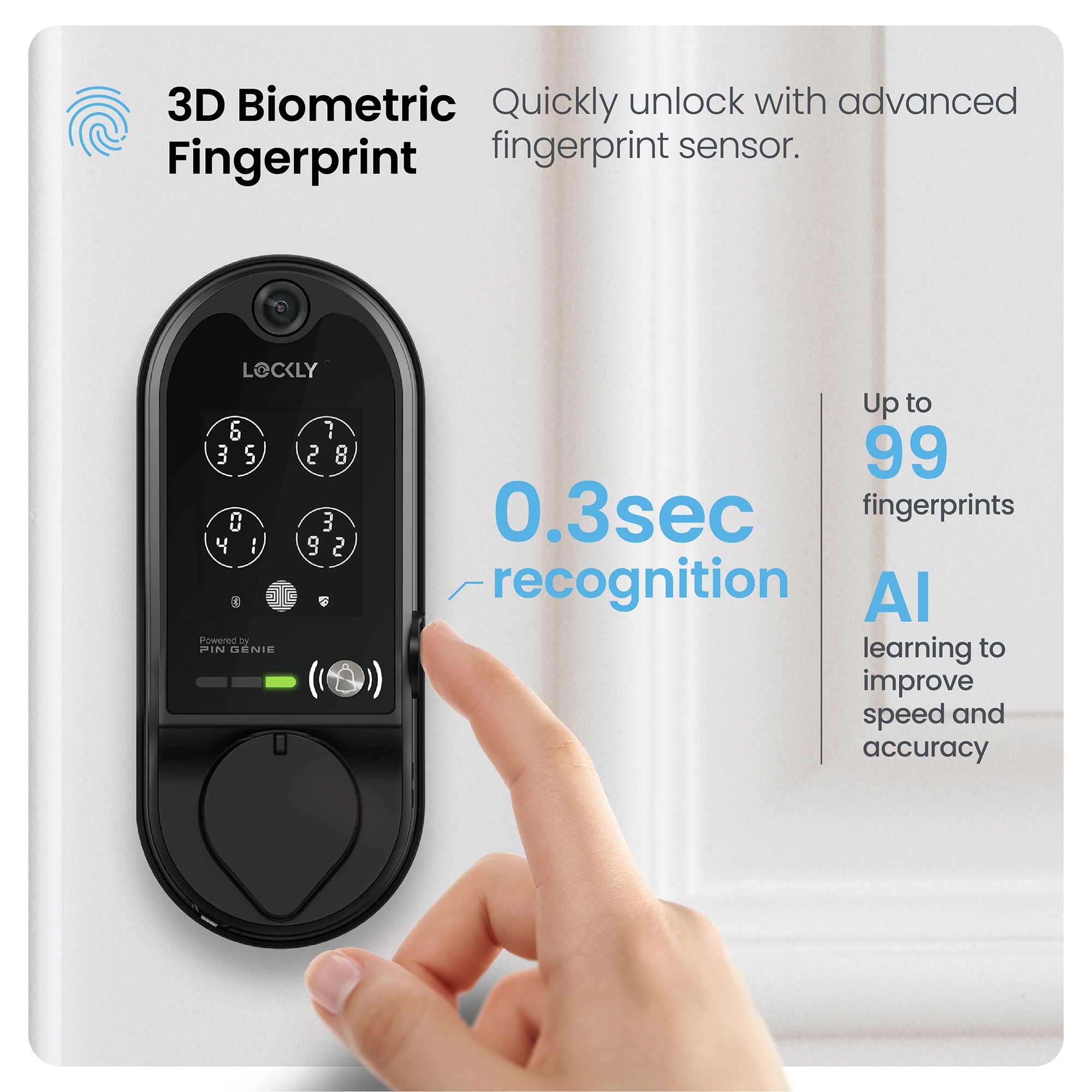 Lockly PGD798 MB Electronic-Door-Locks - View #4