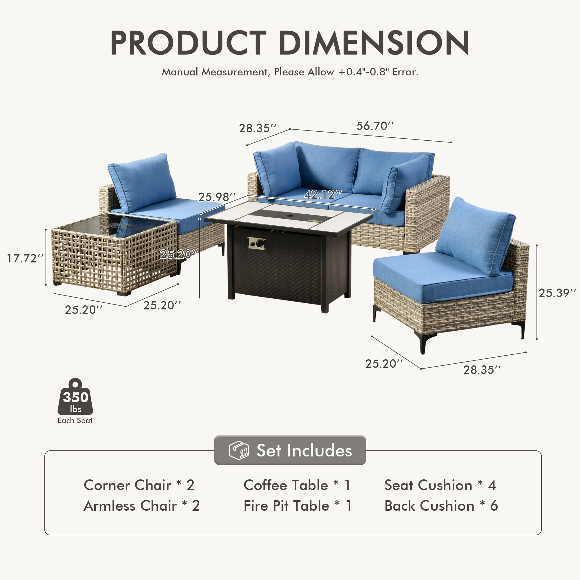 ALTRIGUS 6L-CFP03-SKT506-AL Patio-Conversation-Sets - View #3