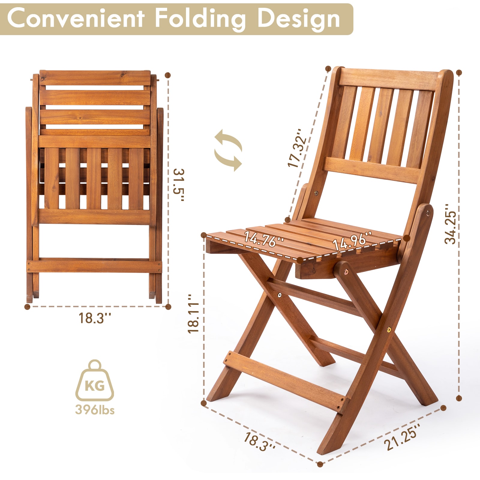 Winado LO1G56001211 Folding-Chairs - View #2
