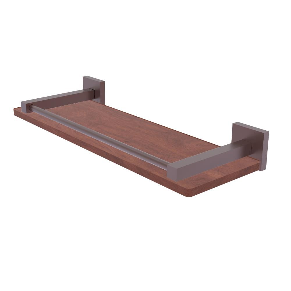 Allied Brass MT-1-16-GAL-IRW-CA Montero Antique Copper Wall mount Bathroom Shelf ( 16-in x 3-in x 5-in )