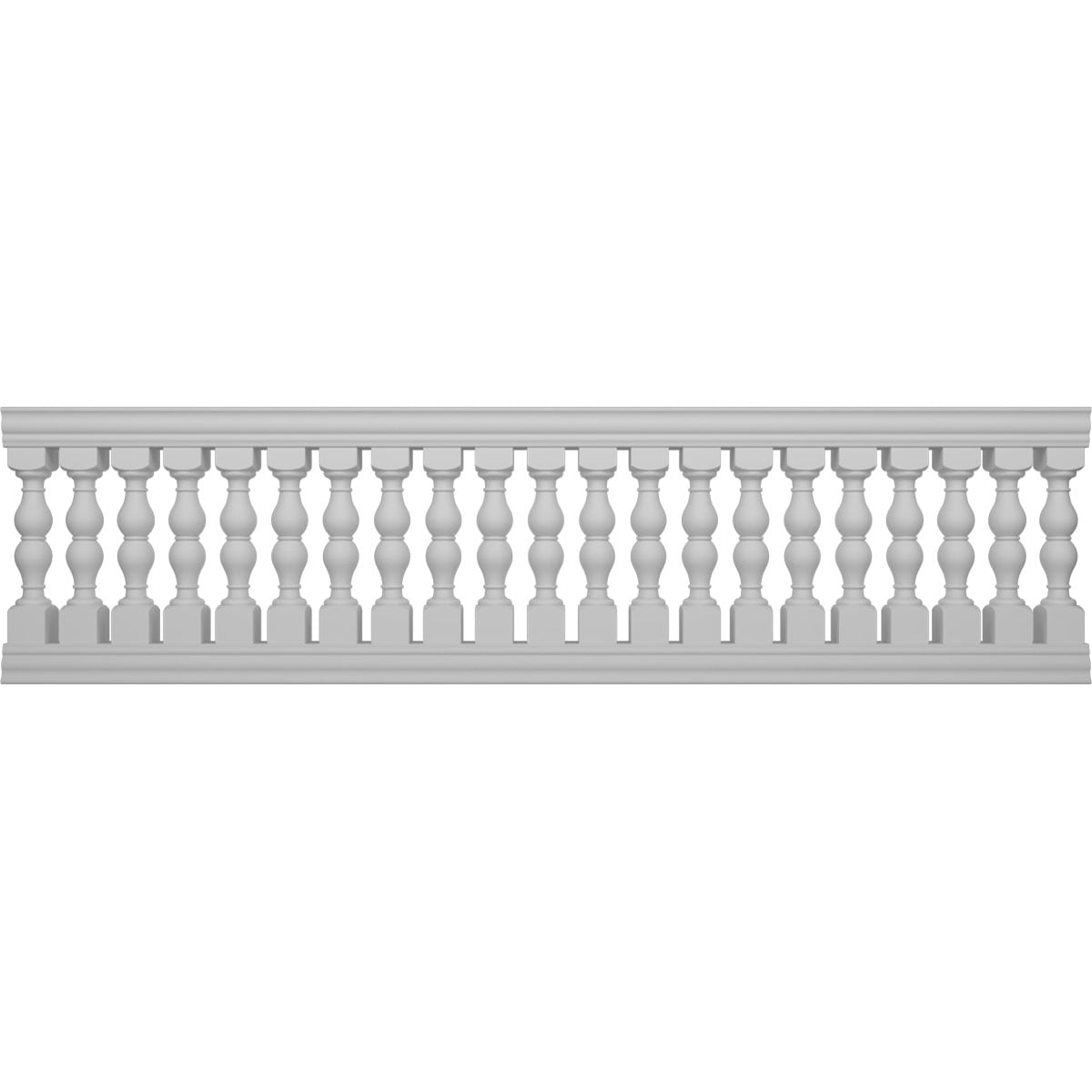 Ekena Millwork BALK40X144AVD FiberThane 12-Feet x 40-Inches Avalon Fiberglass Deck Rail Kit