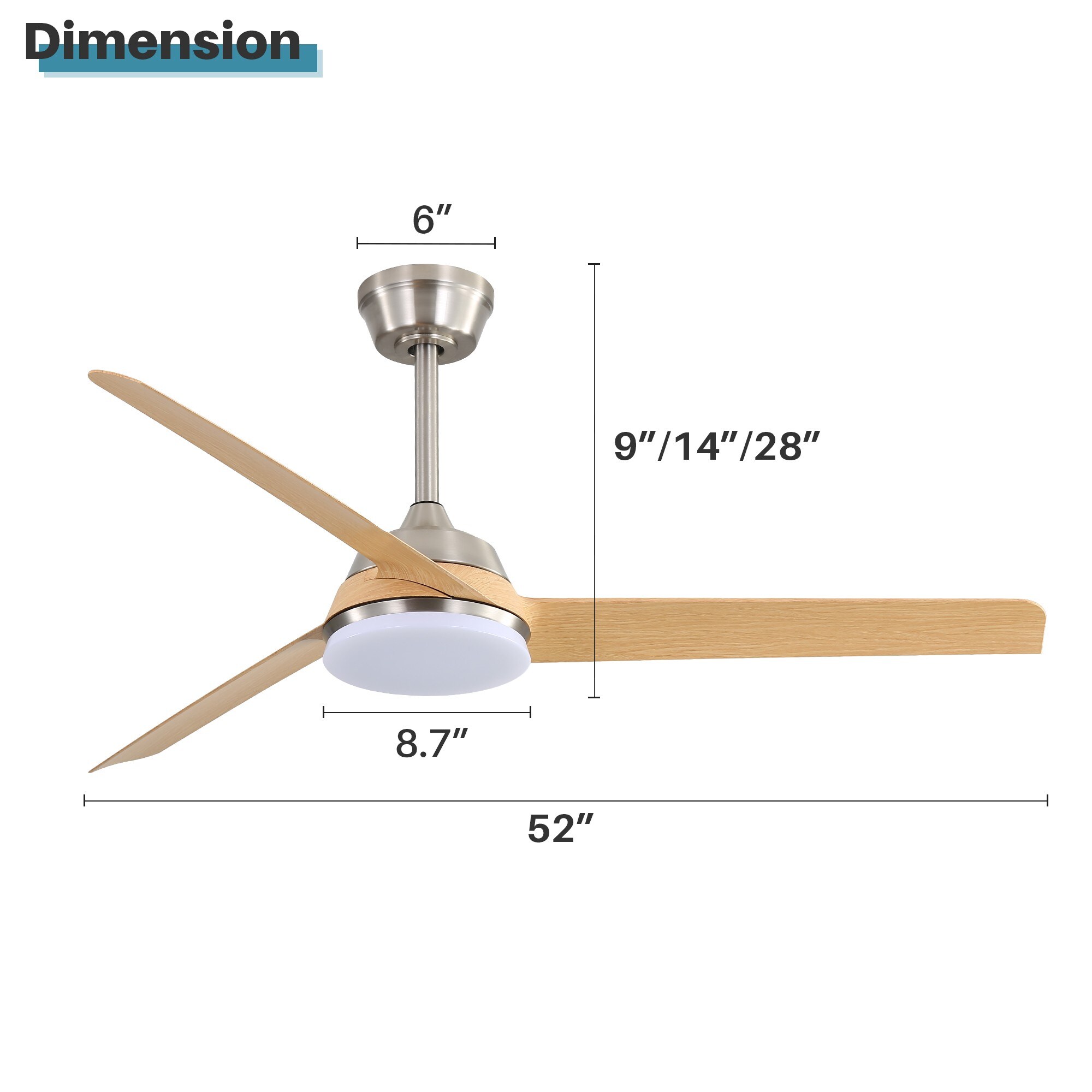 ToolCat BZ-3-100-SN Ceiling-Fans - View #8