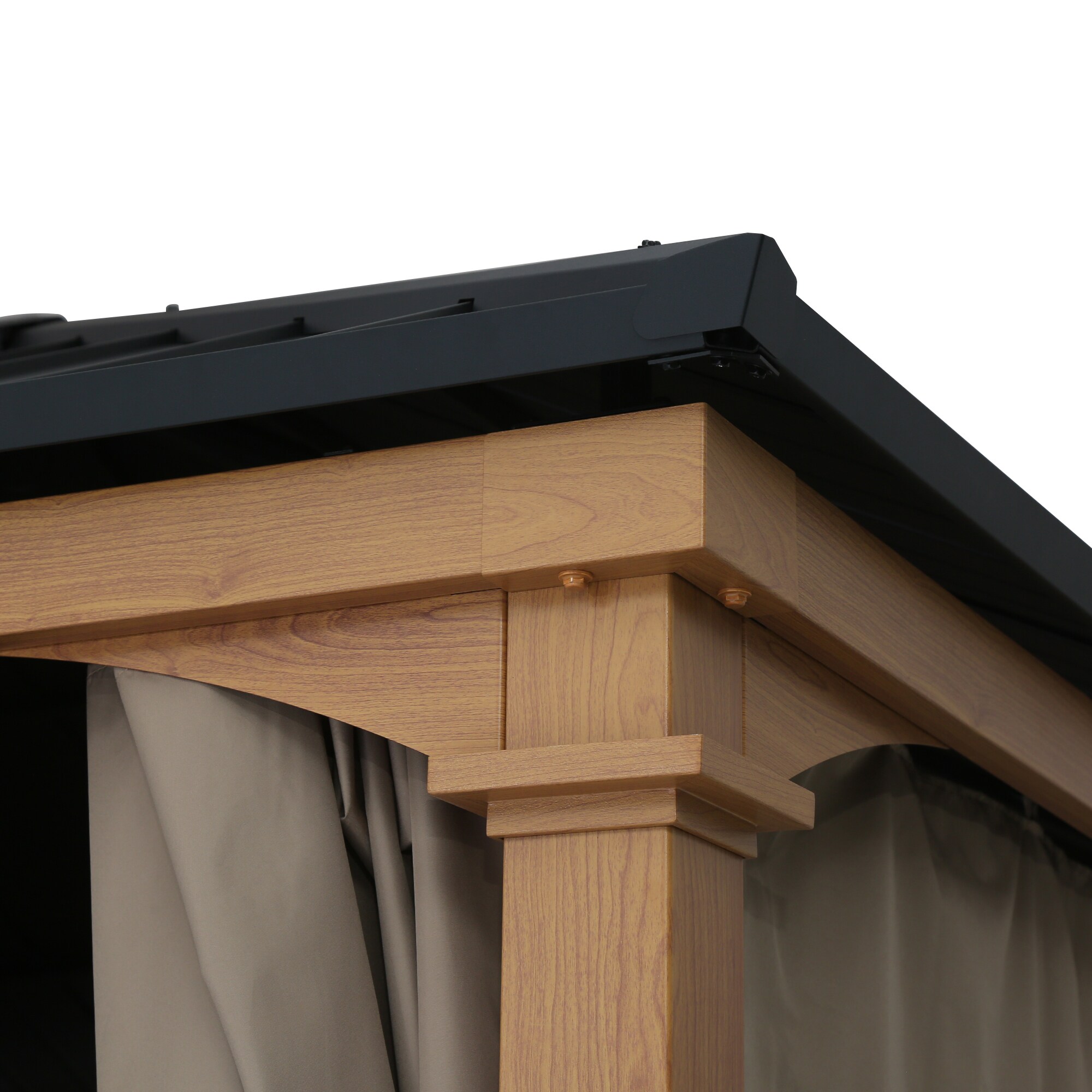 ELEVATE OUTDOORS TYW1020WBR Wood-Resin-Gazebos - View #5