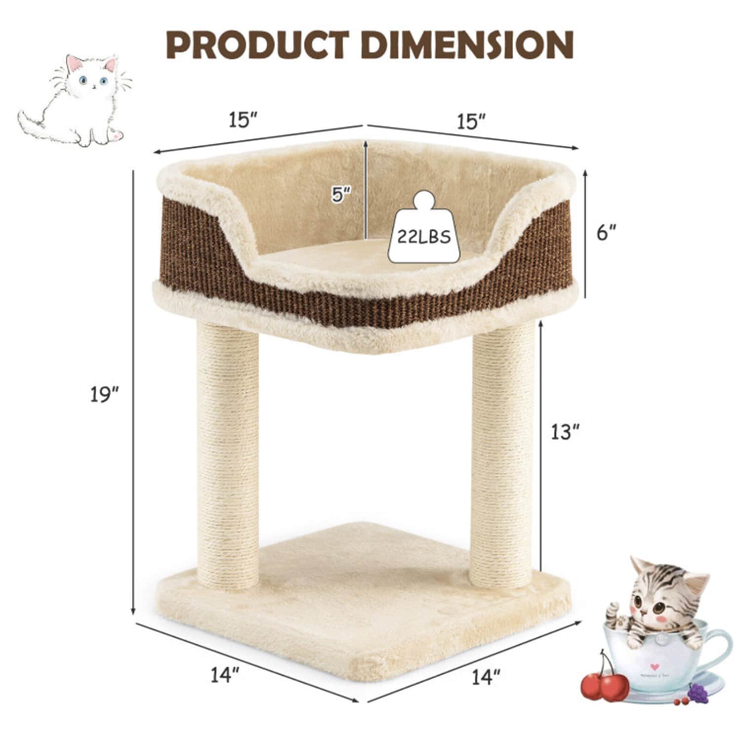 Mondawe MO-PV10024BE Cat-Trees - View #8