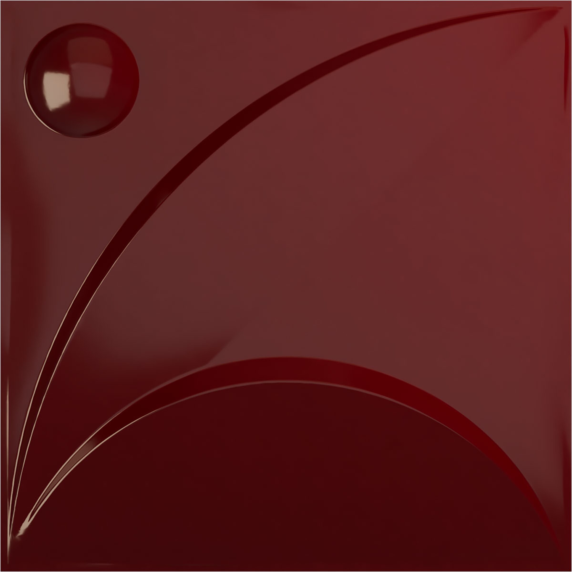 Ekena Millwork WP20X20EZHML-CASE-12 19-5/8-in x 19-5/8-in Embossed Paintable/Stainable Red PVC Wall Panel ( 12 -Pack, Covers