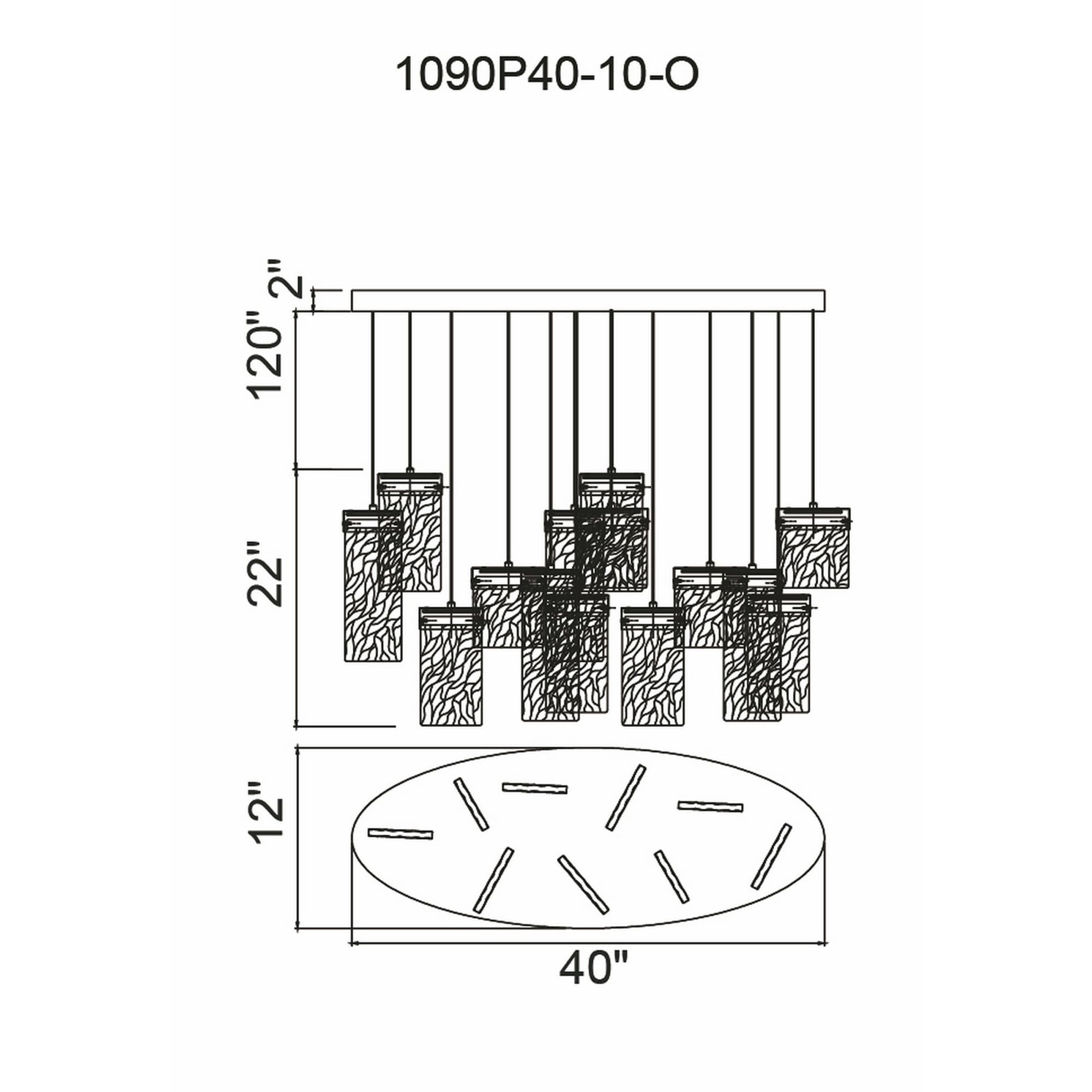 CWI Lighting 1090P40-10-620-O b090015 - View #8