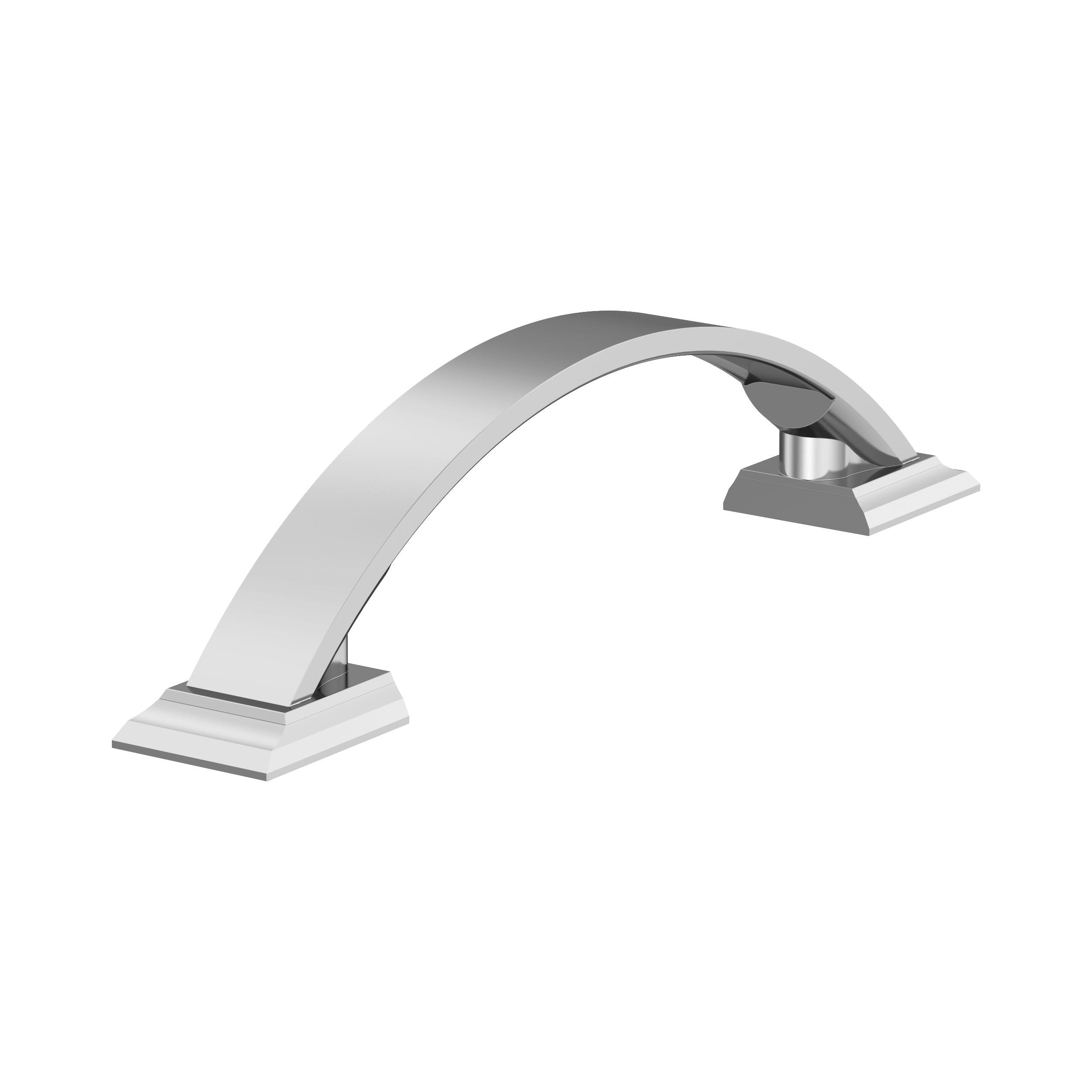 Amerock BP2935526 Candler 3-3/4-in , 96mm Center to Center Polished Chrome Arch Bar
