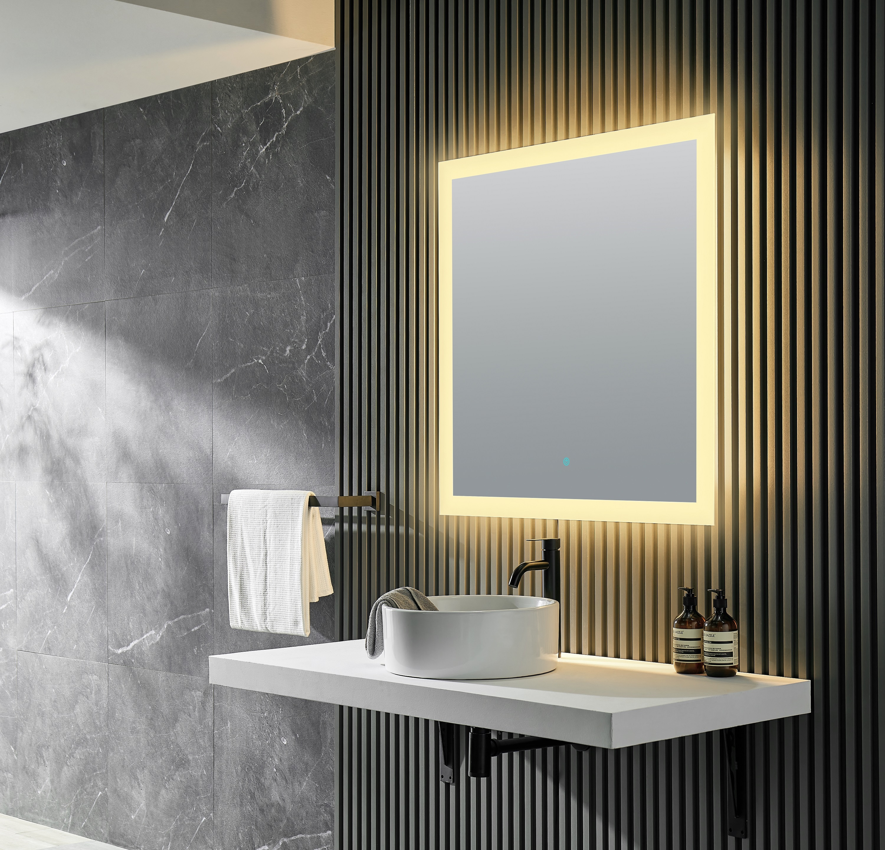 ANZZI BA-LMDFX004AL Framed-Bath-Mirrors - View #3