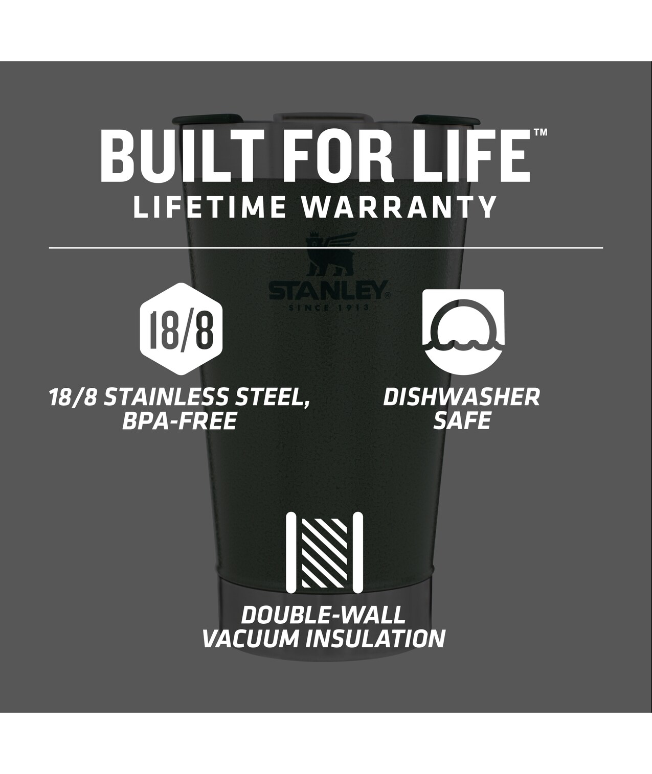 Stanley® Stainless Steel Vacuum-Insulated Pint Tumbler - Pool, 16 oz -  Kroger