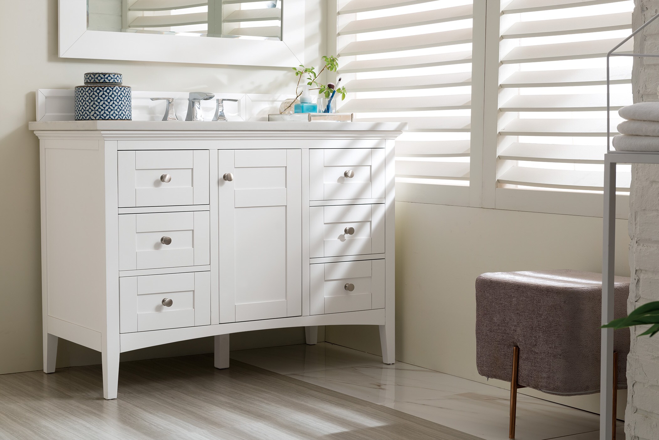 James Martin Vanities 527-V48-BW-3AF Bath-Vanity-Combo - View #2