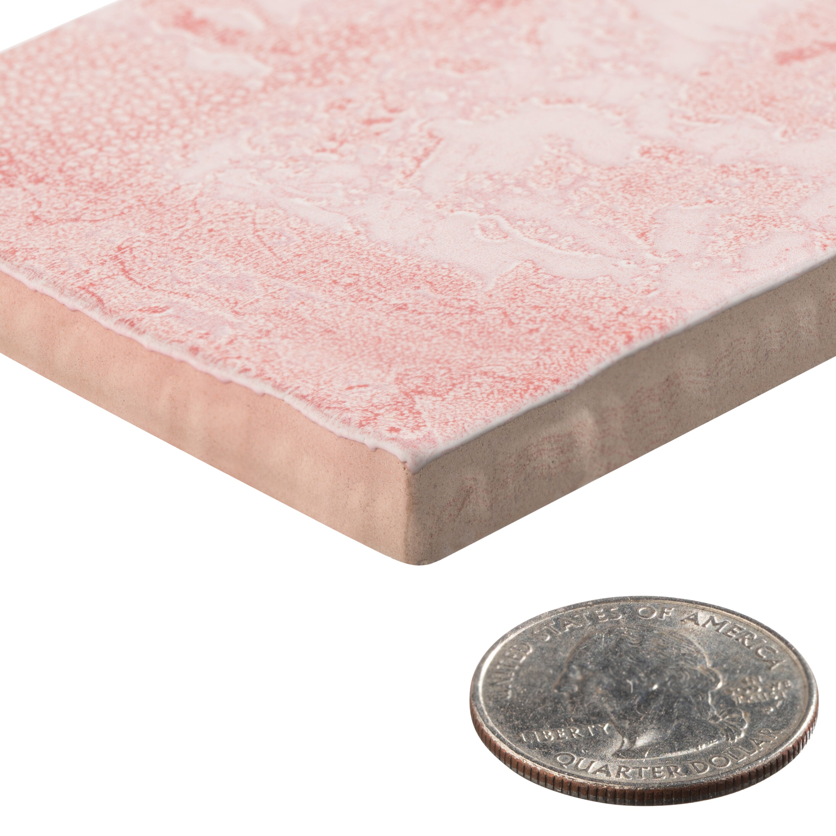 Splash Rose Pink 3" x 12" Glossy Ceramic Subway Tile
