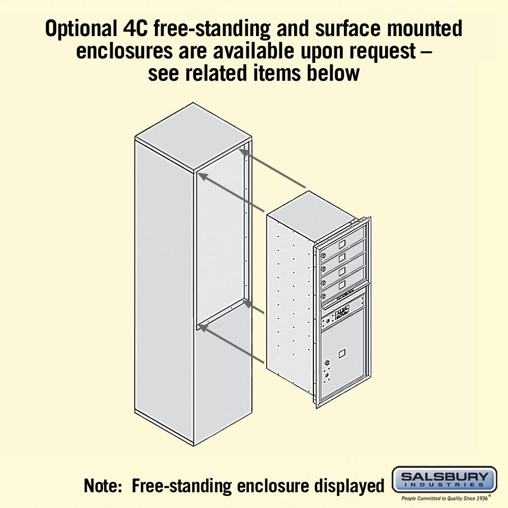 SALSBURY INDUSTRIES 3711S-04AFU mailboxes - View #4
