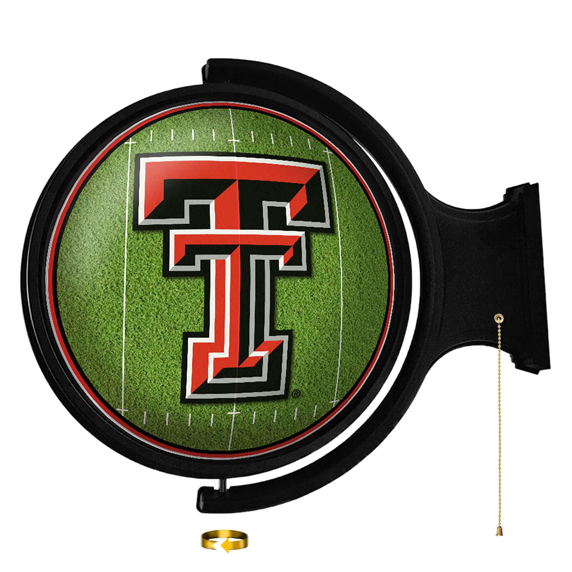 The Fan-Brand NCTTRR-115-22 Texas Tech Red Raiders Rotating Wall Lights 23-in Constant LED Game Room Lighted Sign