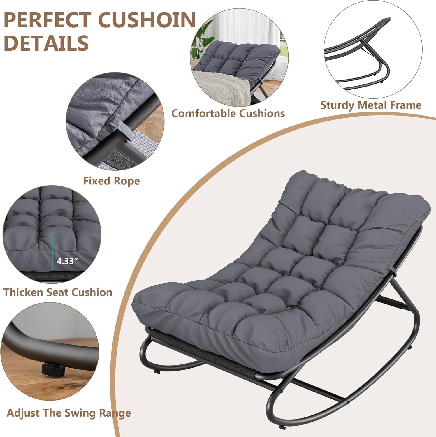 Garvee ZHY6-VAM-33QW5WQP Patio-Chairs - View #4