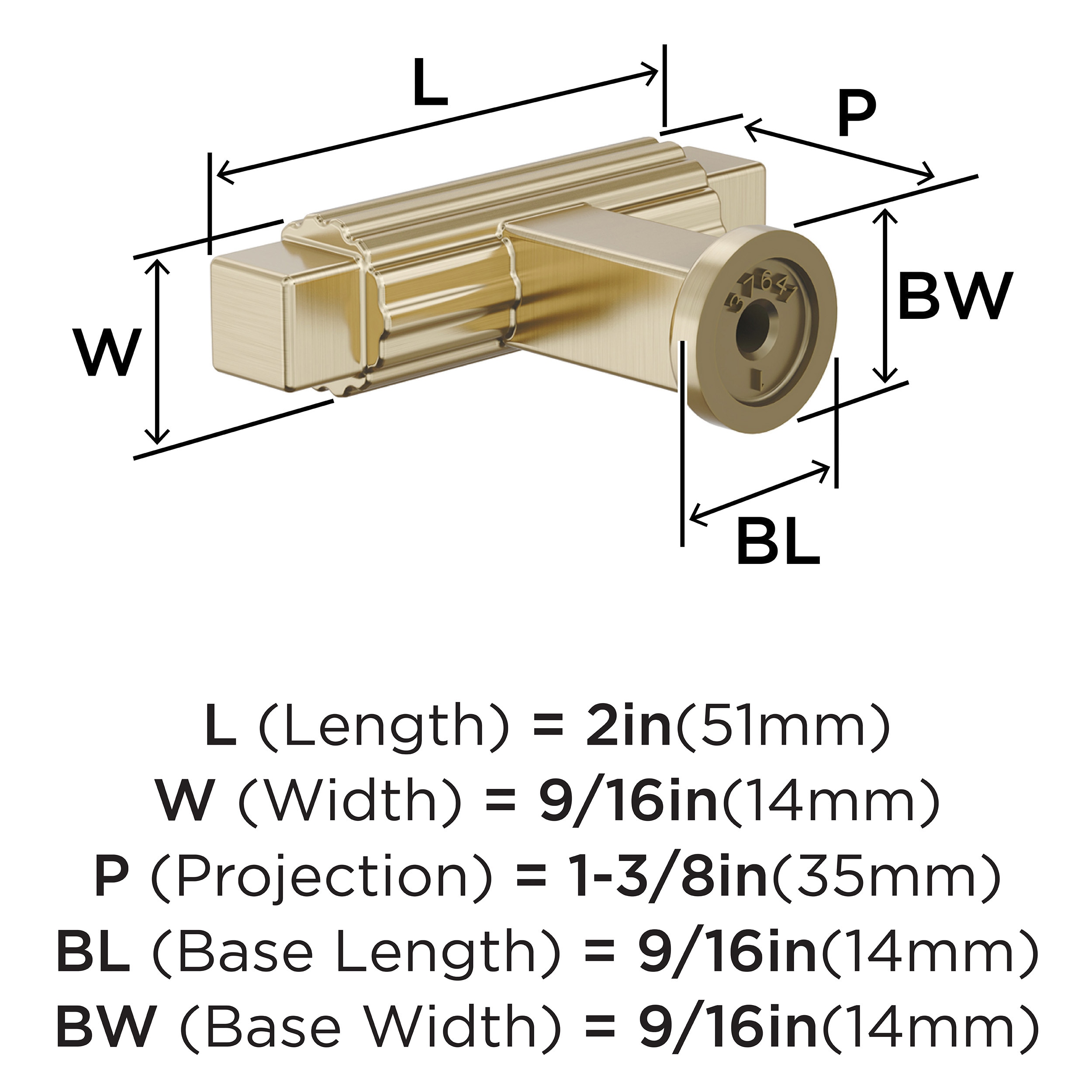Amerock BP37641BBZ Cabinet-Knobs - View #4