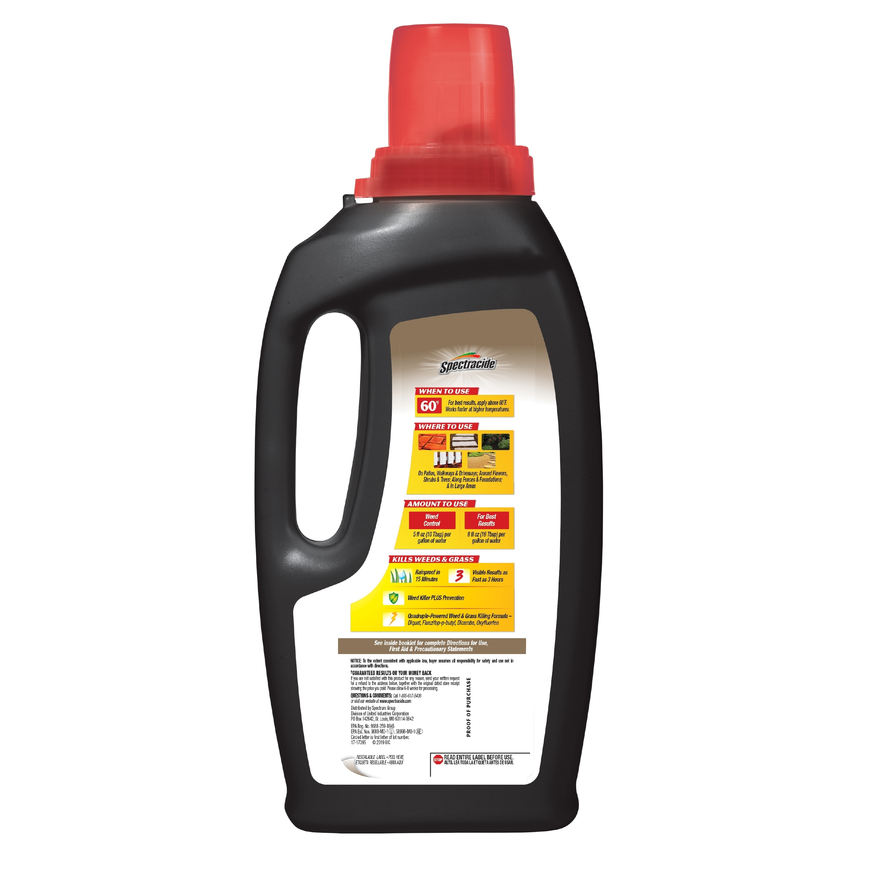 Spectracide Extended Control 32 Fl Oz Concentrated Weed And Grass Killer In The Weed Killers