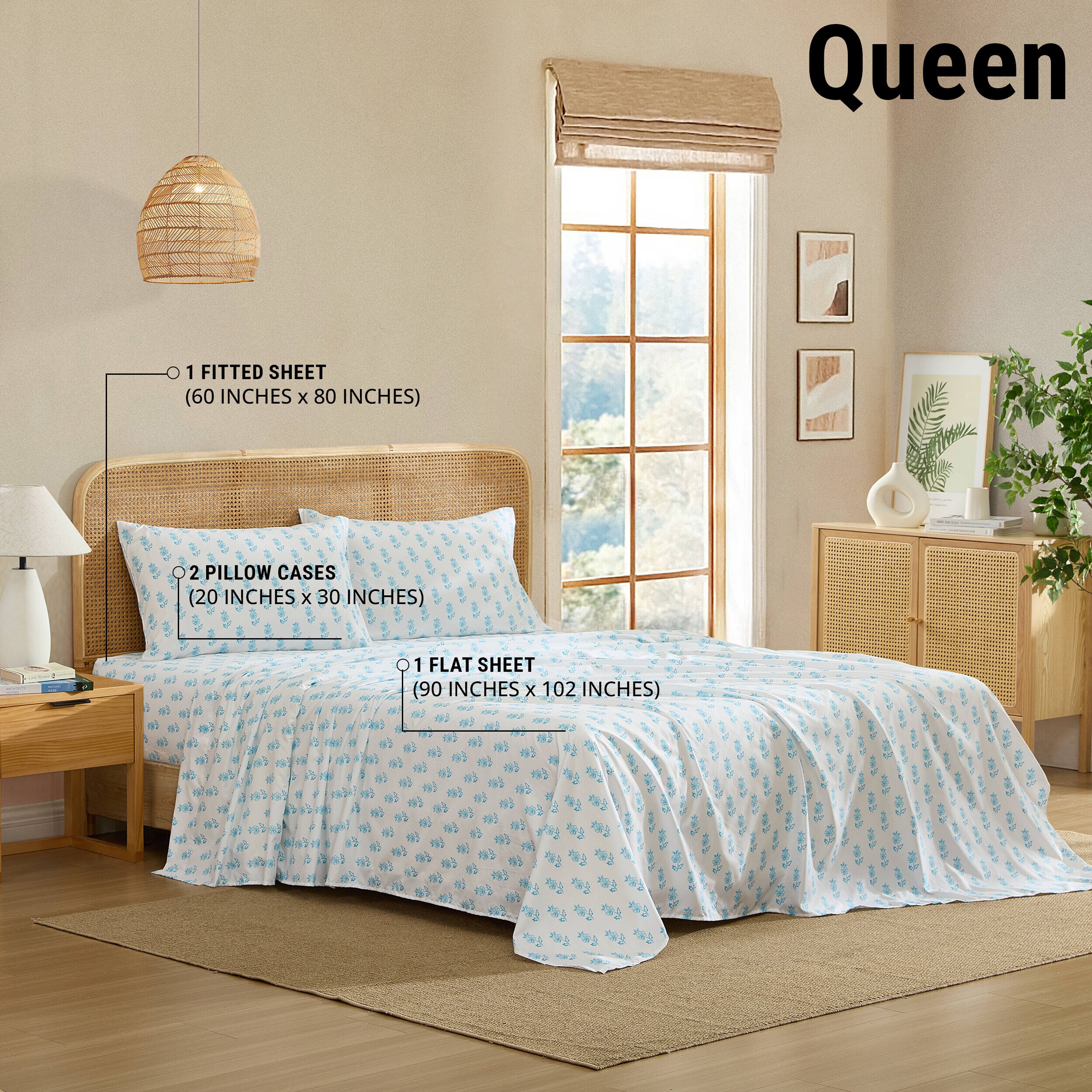 HLC.me BLUSNGL-QN Sheet-Sets - View #3
