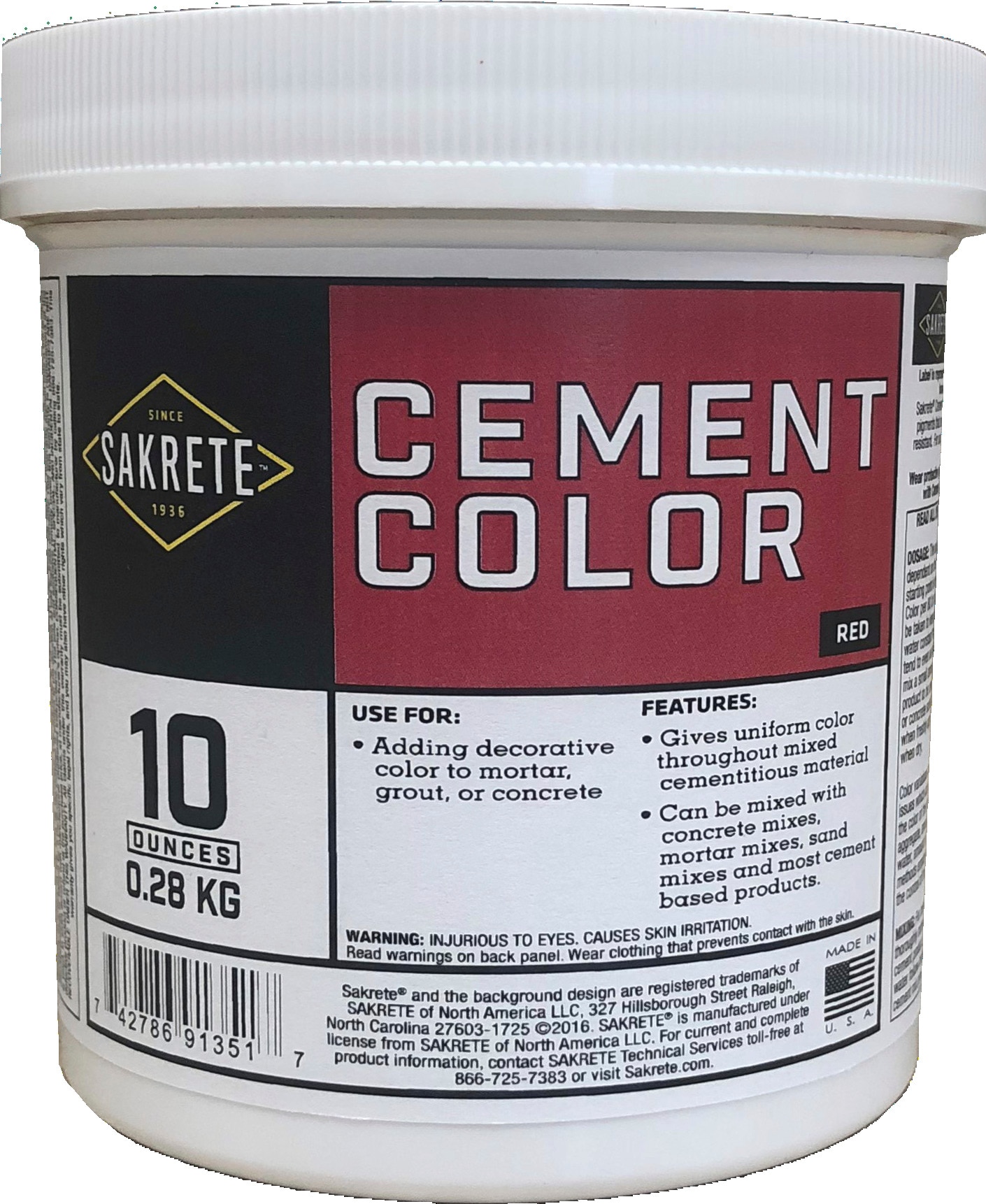 Walttools | Integral Color Pigment Powder (Bronze, 10 lb Bag) for Concrete, Mortar, Grout, Plaster, Cement, Overlay - Fade Resistant, Alk