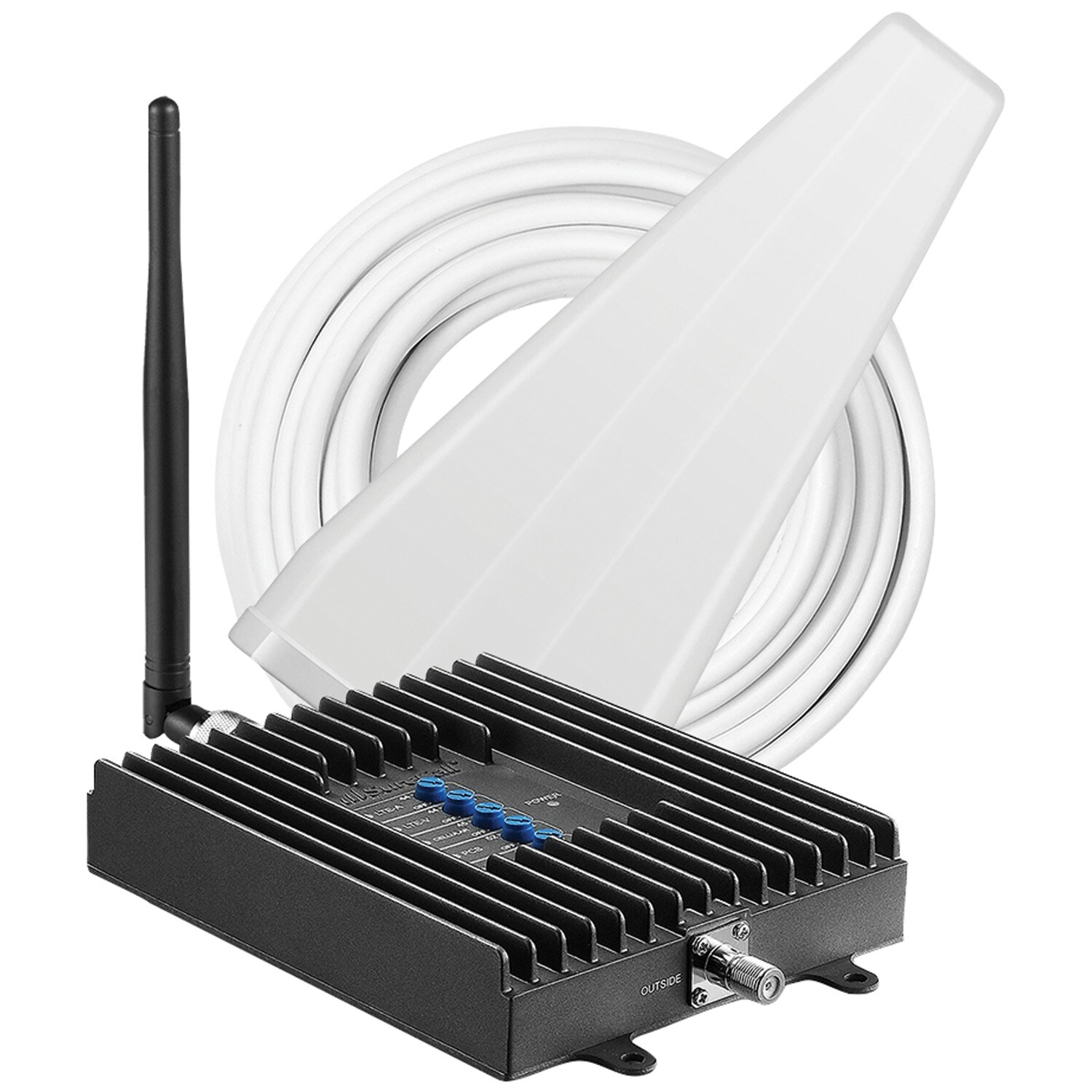 SureCall SC-POLYH-72-YRA-KIT Cellular 4000-sq ft Cell Phone Signal Booster