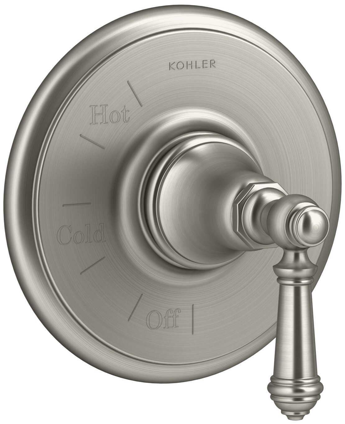 Kohler Vibrant Brushed Nickel 1 Handle Lever Shower Faucet Handle In The Shower Faucet Handles 4202