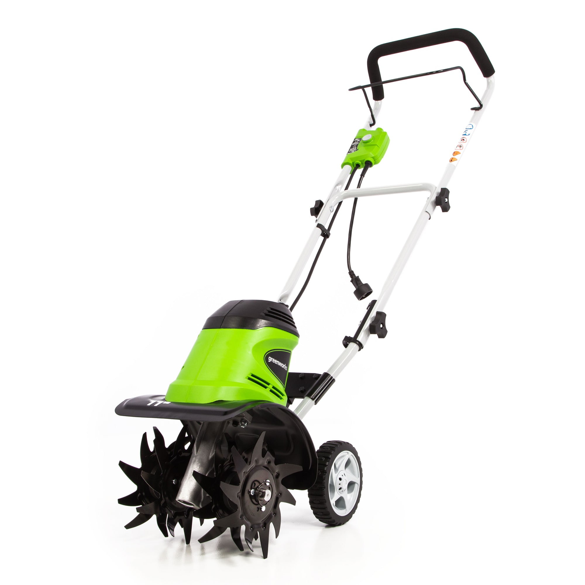 Battery best sale tiller lowes