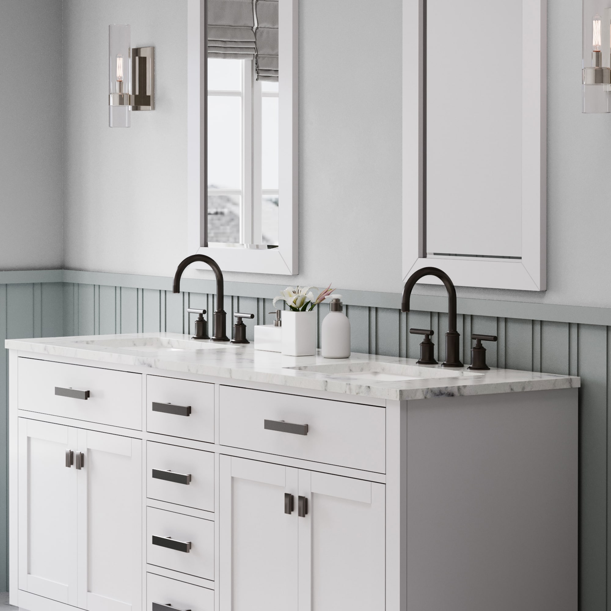 Water Creation HA72CW03PW-000BL1403 Bath-Vanity-Combo - View #7
