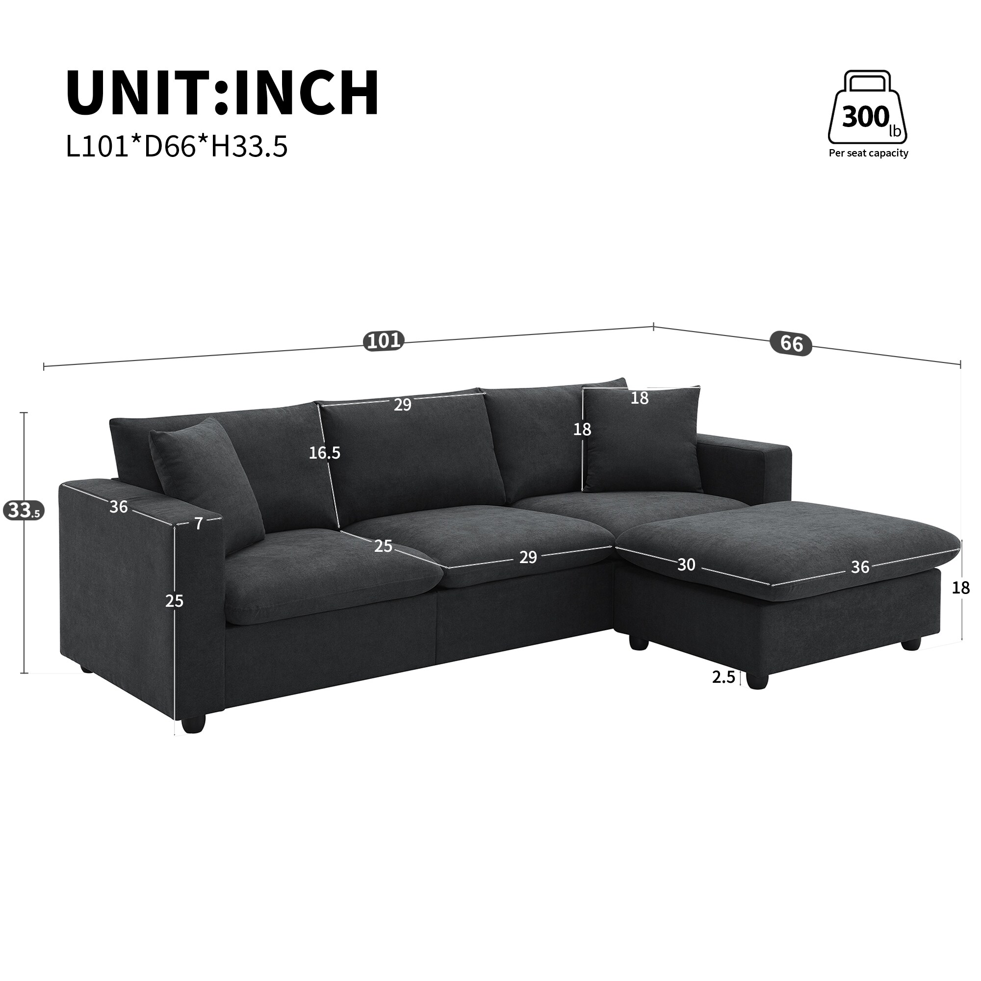 LOVMOR SF-X-GS009023AAB Sofas-Loveseats - View #2