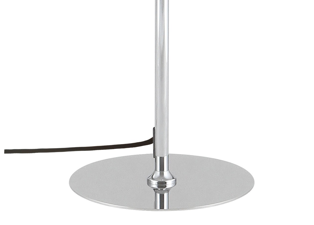 Arc 60.5" Black Polished Steel Modern LED Floor Lamp
