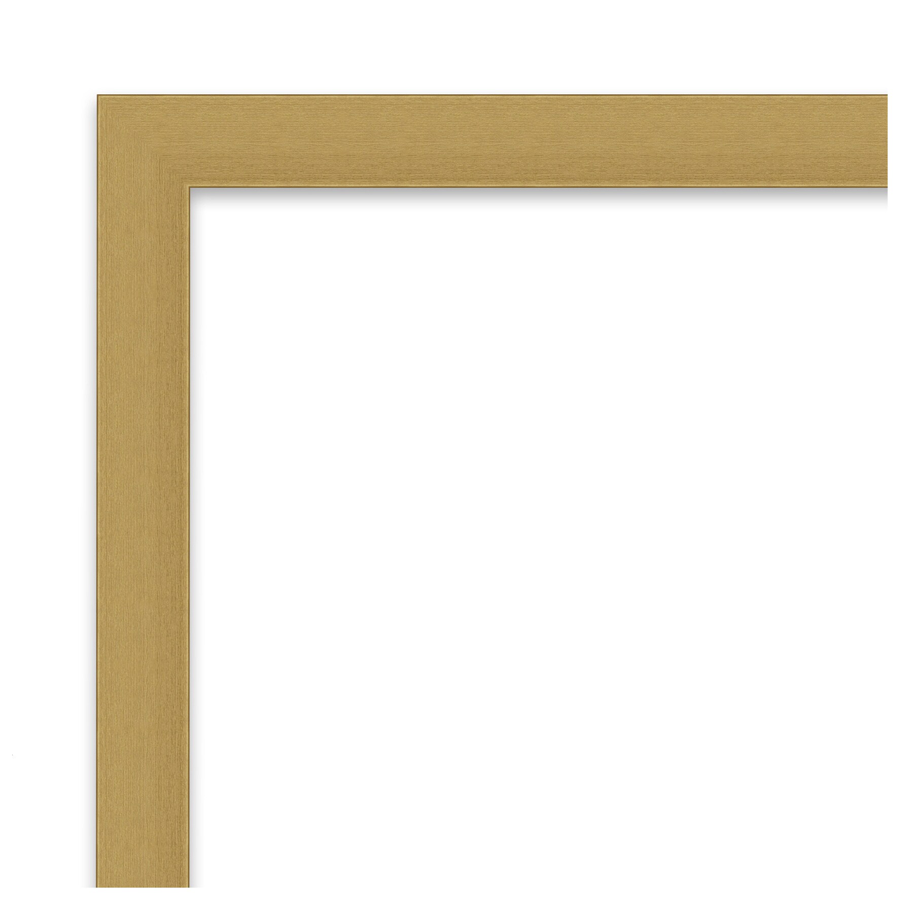 Grace Brushed Gold Narrow Polystyrene Wall Picture Frame
