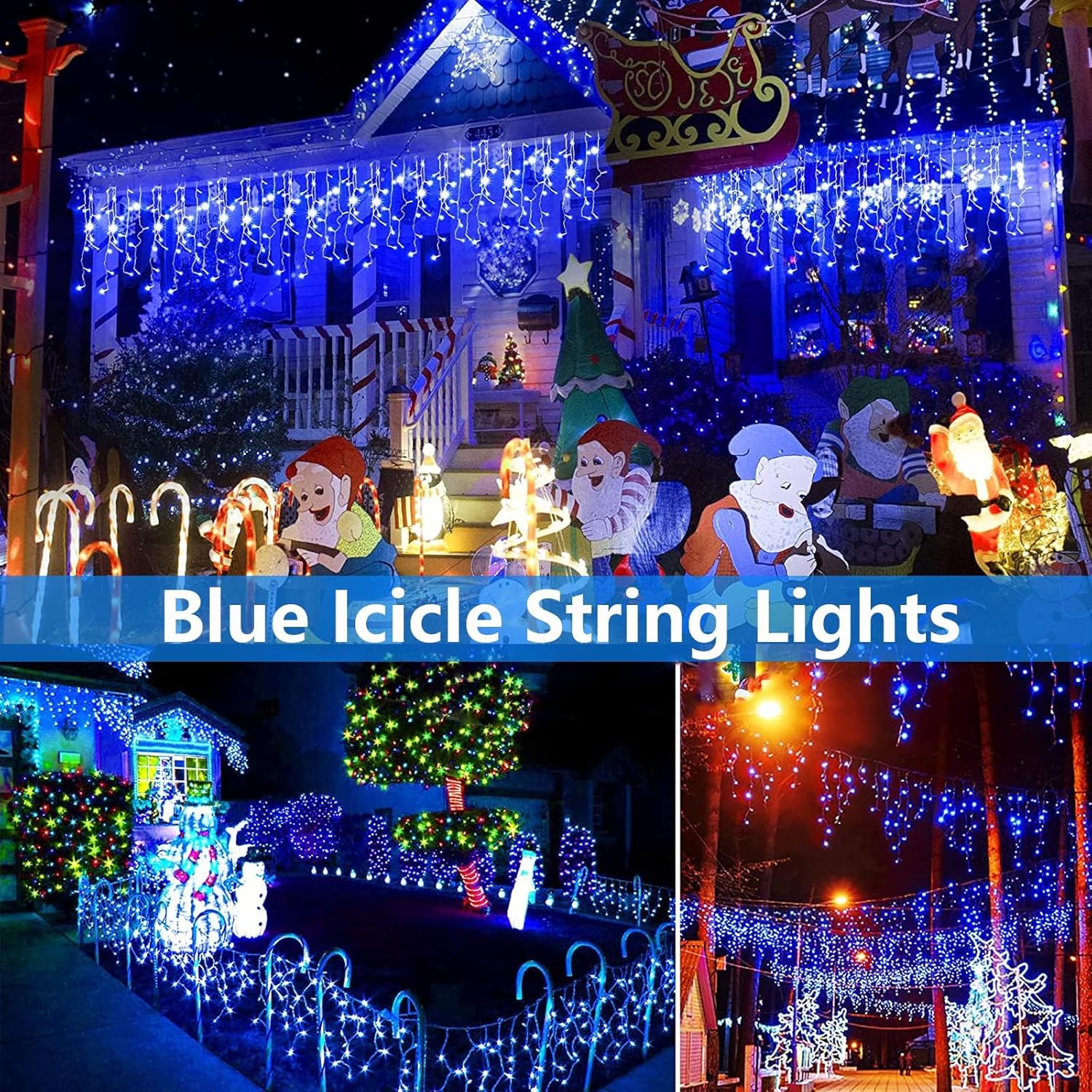 Etokfoks LET1127I39 Christmas-Icicle-Lights - View #5